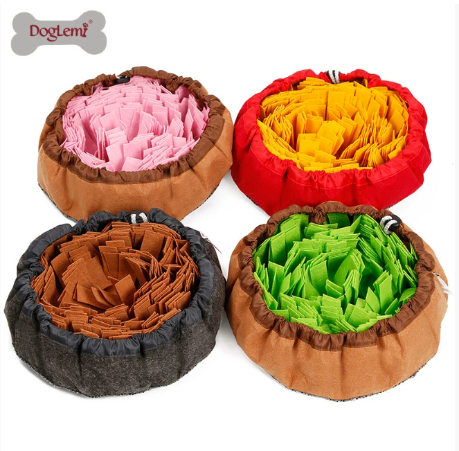 Dog Snuffle Mat and Anti-Choke Dog Bowl