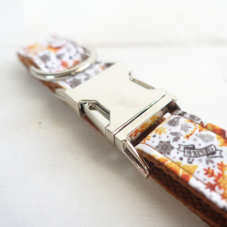 Golden Festive Dog Collar