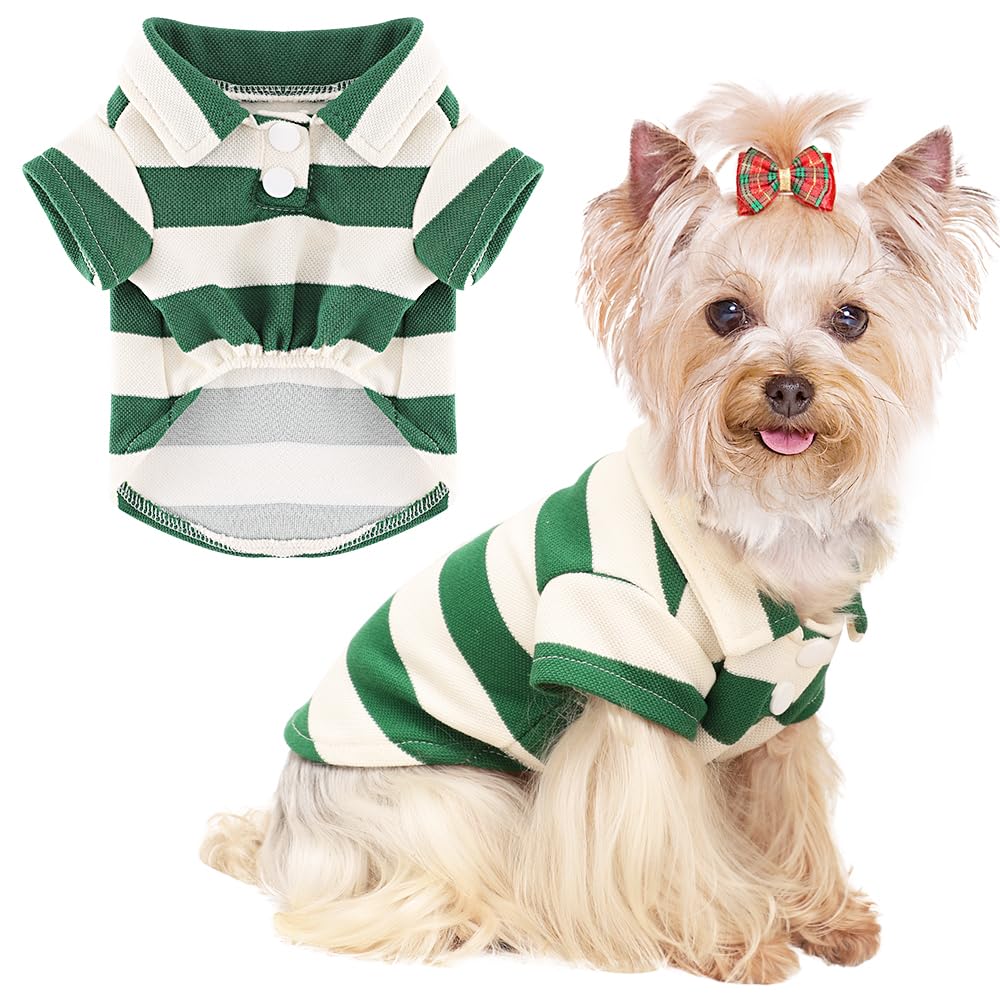 Green Polo Pet Shirt