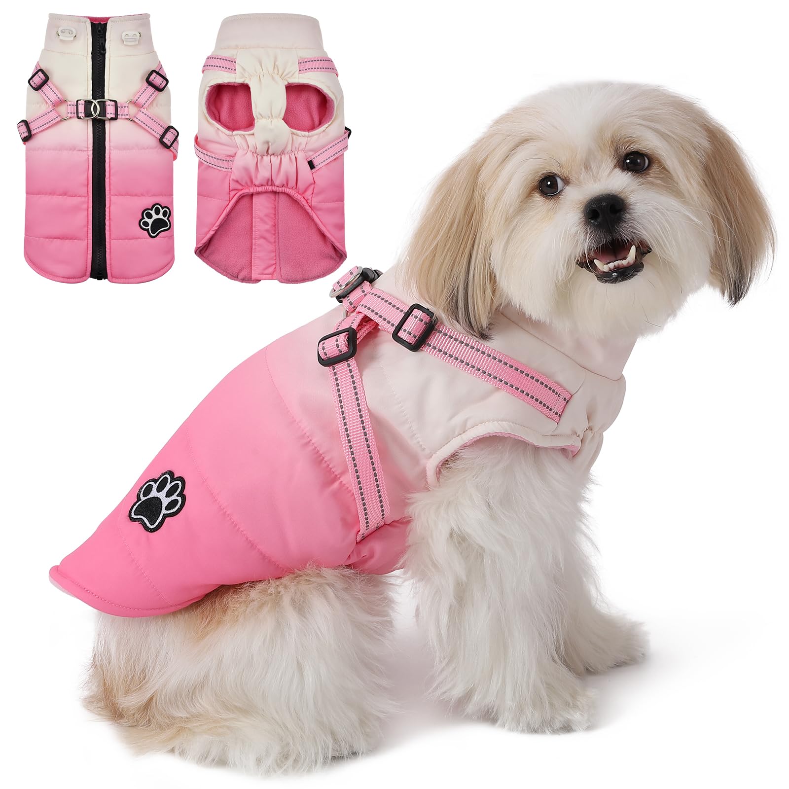 ReflectaWarm Dog Harness Jacket