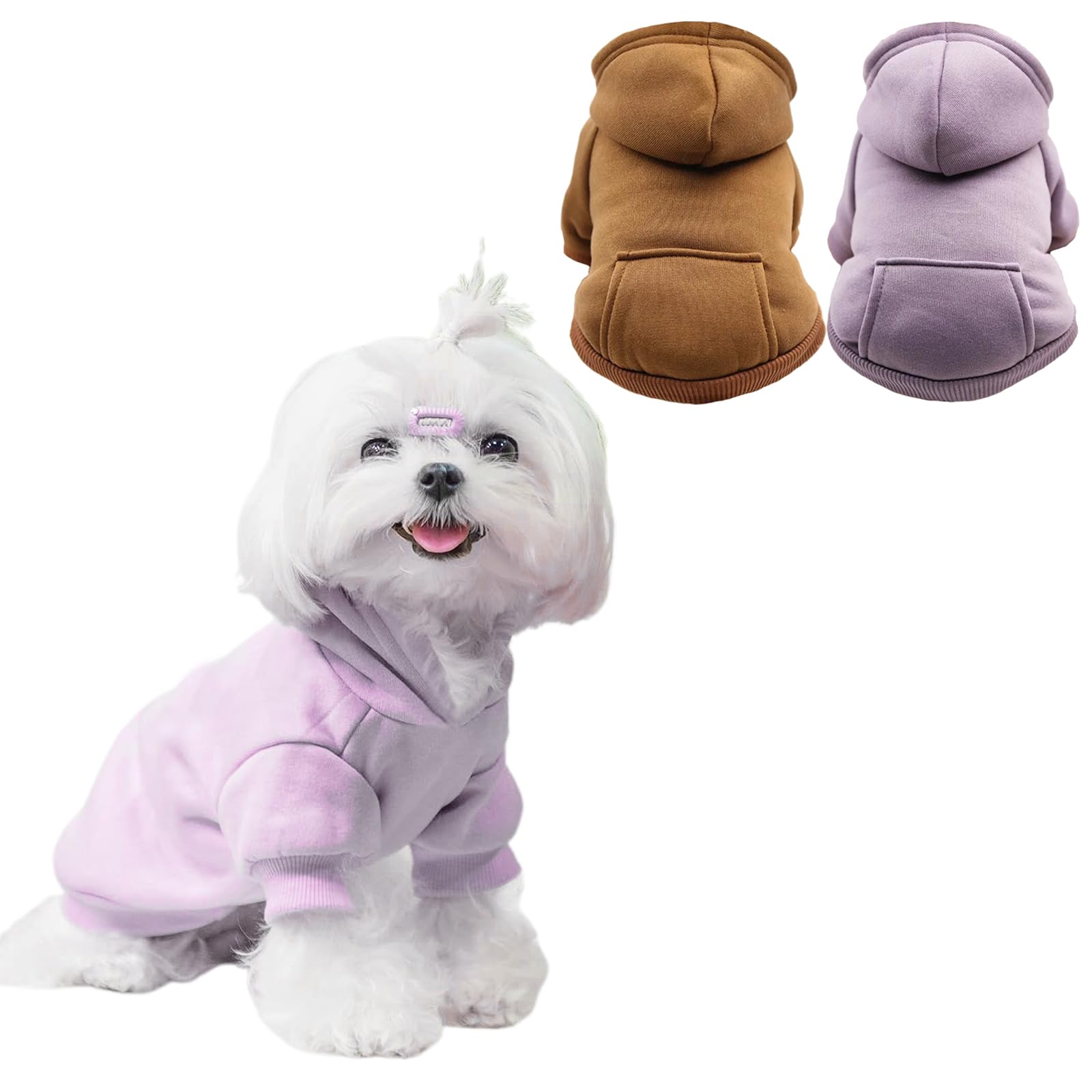 Twin Set Medium & Small Dog Sweaters with Pockets