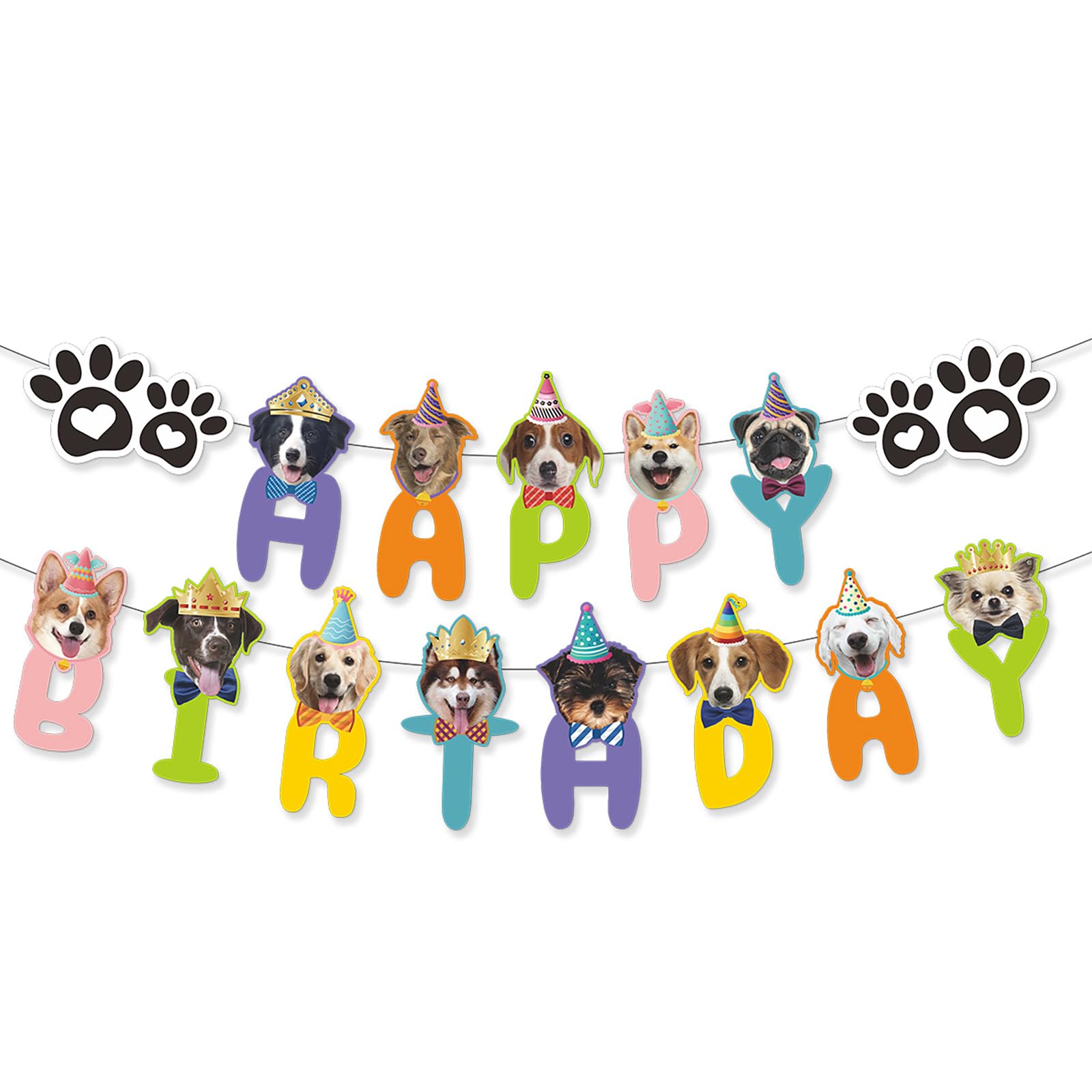 Puppy Party Birthday Banner