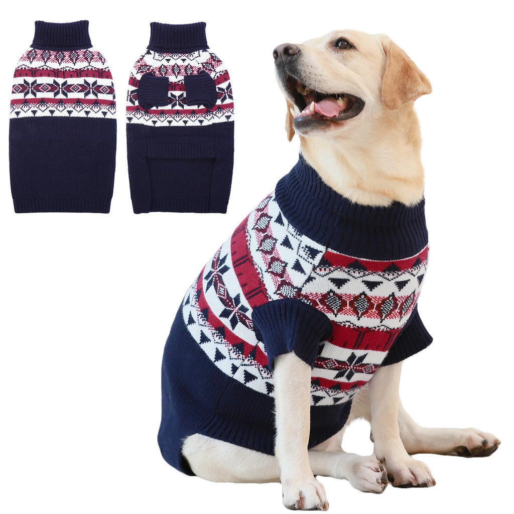 IECOii 4XL Turtleneck Dog Sweater